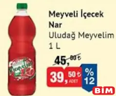 ULUDAĞ MEYVELİM MEYVELİ İÇECEK NAR 1 LT